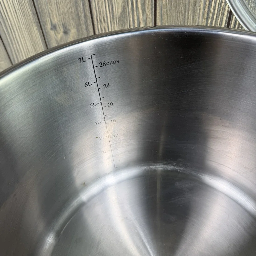 Cuisinart 73166-24 8 Qt Stainless Steel Stockpot Glass Lid Induction Ready